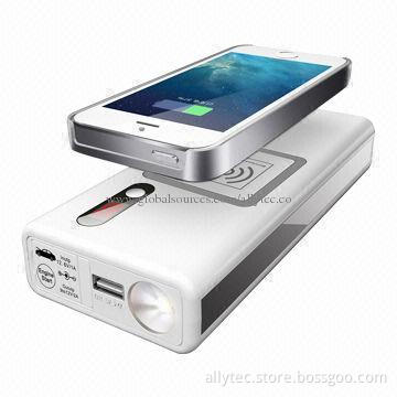 12,000mAh Mobile Phone Wireless Chargers with Car Vehicles Emergency Activated Power